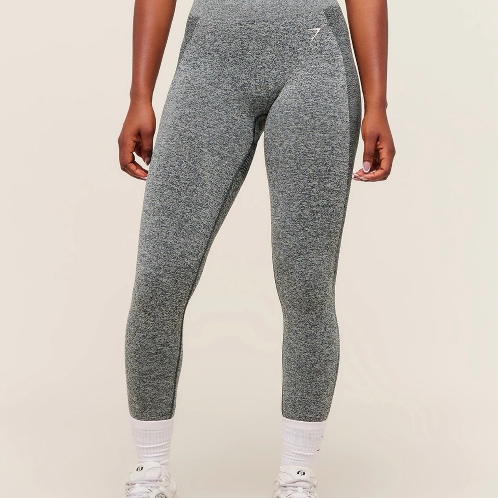 GYMSHARK FLEX HIGH WAISTED LEGGINGS SIZE XS DARK GRAY